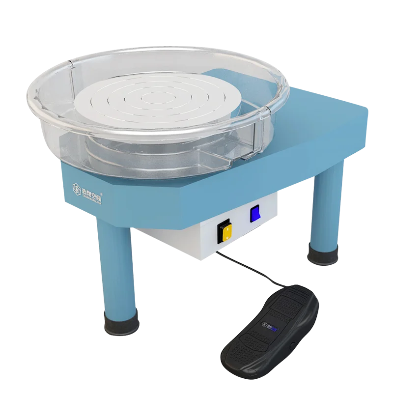 Creation Space Blue 350W Electric Pottery Wheel Art Supplies Customized
