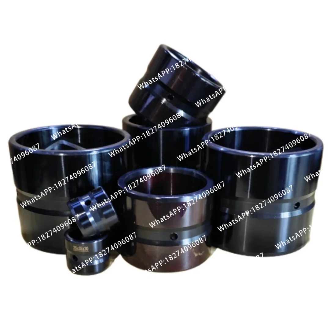 4PCS  Excavator Bushing 25 30 35 40 45 50 Inner Diameter Bucket  Bucket Pin Bushing Steel  Sleeve Straight