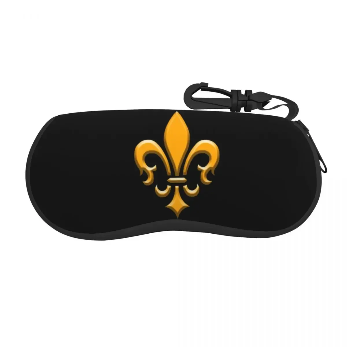 Trendy Fleur De Lis Shell Eyeglasses Protector Cases Cool Sunglass Case Lily Flower Symbol Glasses Bag