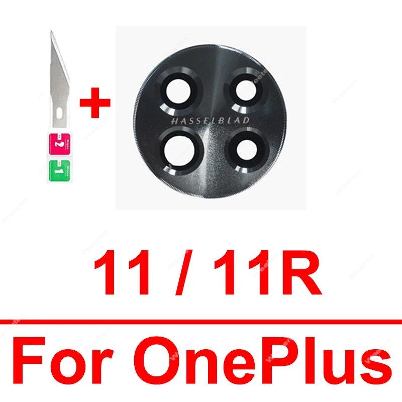 Rear Lens Glass For Oneplus OnePlus 1+ 11 11R Back Camera Big Lens Glass with Sticker Replacement Parts