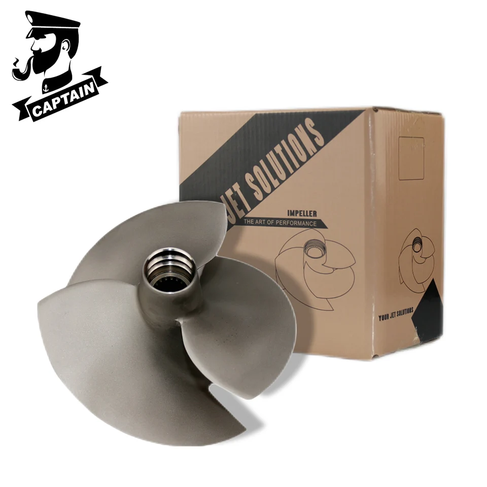 

Captain 155MM 6D3-R1321-02-00 FIT Yamaha Jet Ski Impeller VX1100 VX Sport VX Deluxe Wave Runner 3 Blades Sand Blasted