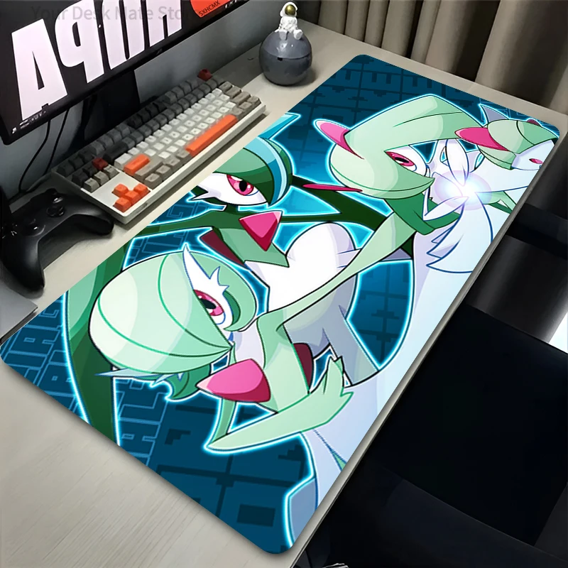 

Большой коврик для мыши Pokemon Gardevoir Cherry Blossom, нескользящий, грязеотталкивающий, водонепроницаемый, для любителей аниме