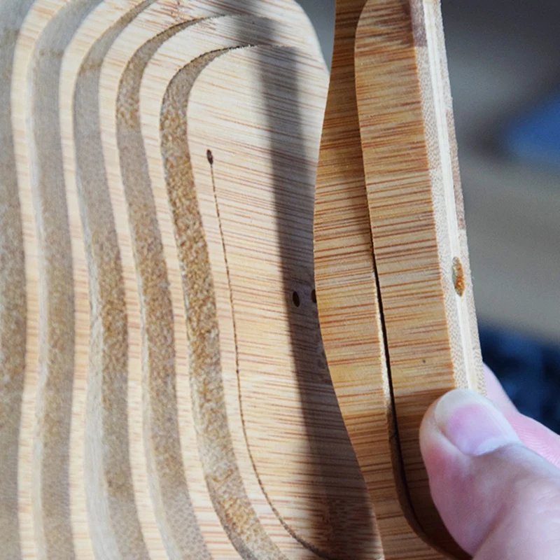 Cesta de bambú con forma plegable, cestas de frutas de bambú, bandeja de almacenamiento de alimentos para cocina, adornos artesanales, 1 Uds.