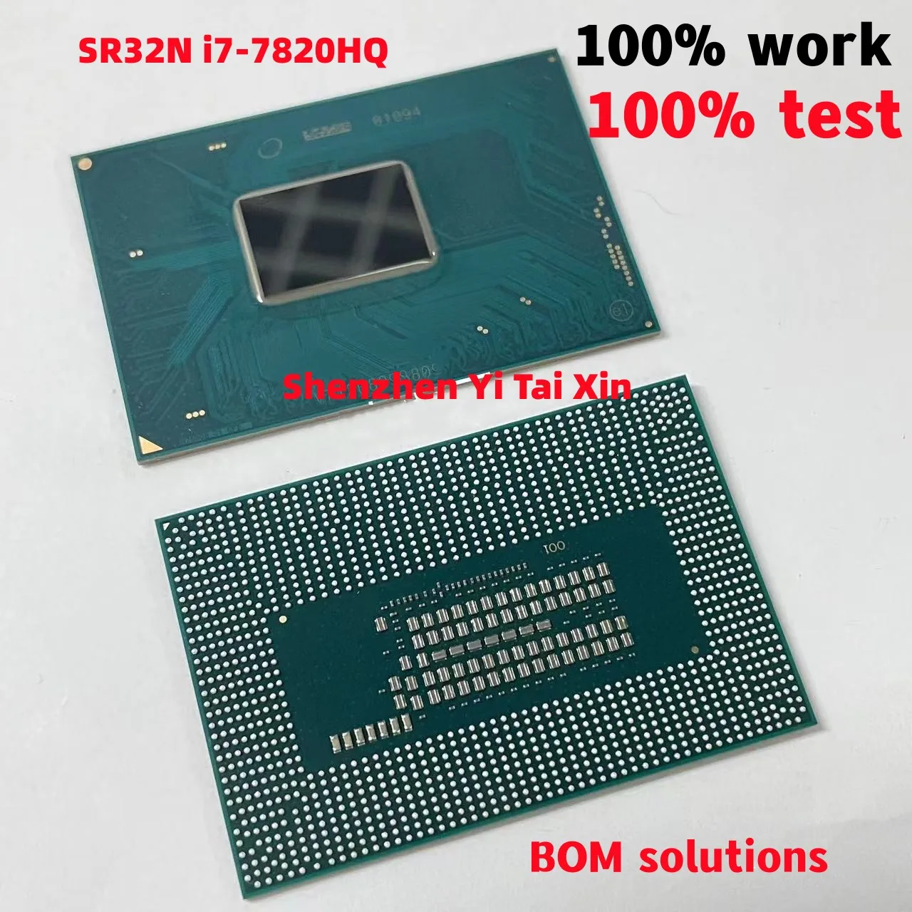 100% test very good product SR32Q i7-7700HQ i7 7700HQ SR32N i7-7820HQ i7 7820HQ BGA reball balls Chipset 100% test very good pr