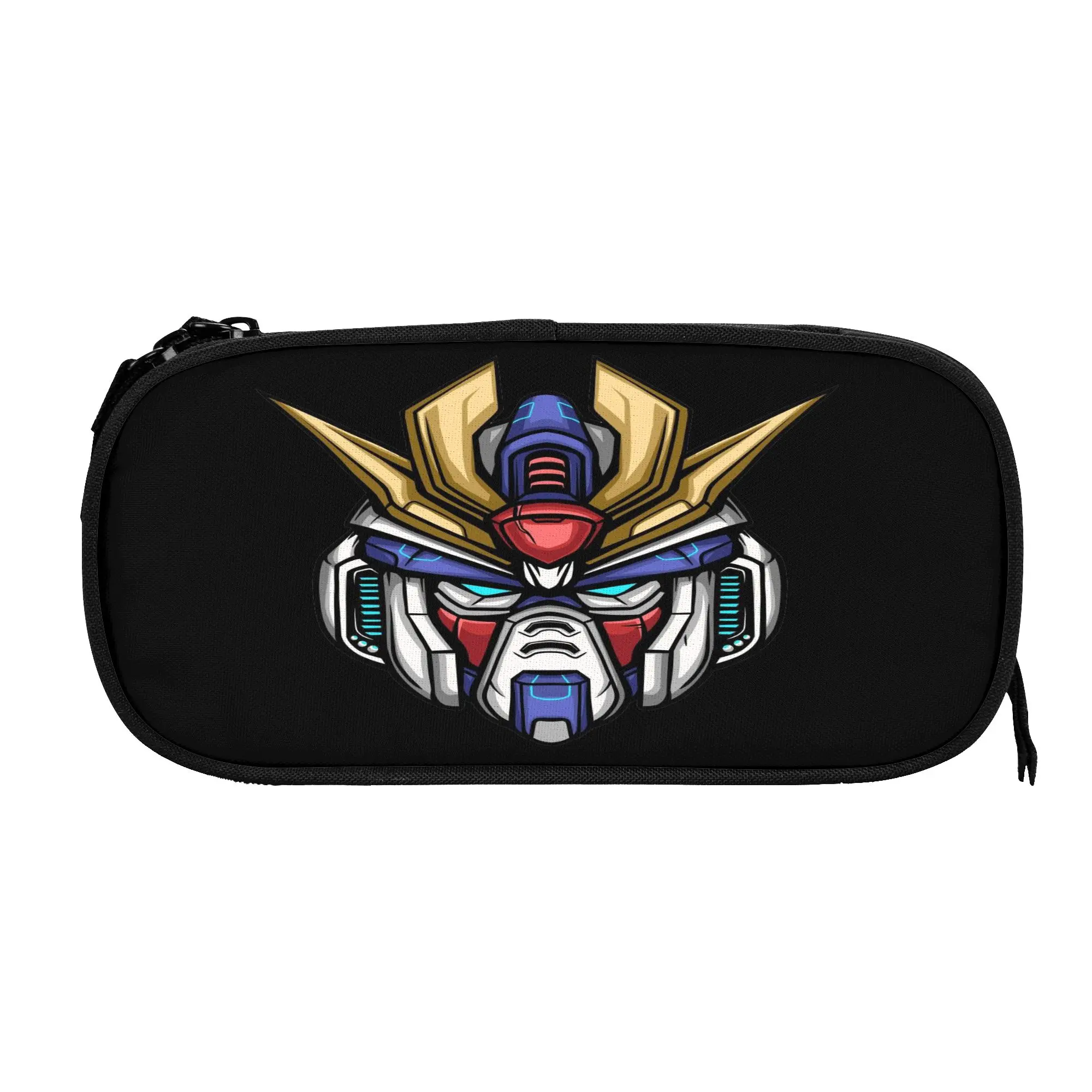 

Custom Kawaii Gundams Pencil Case for Girl Boy Large Storage Cartoon Pencil Bag Stationery