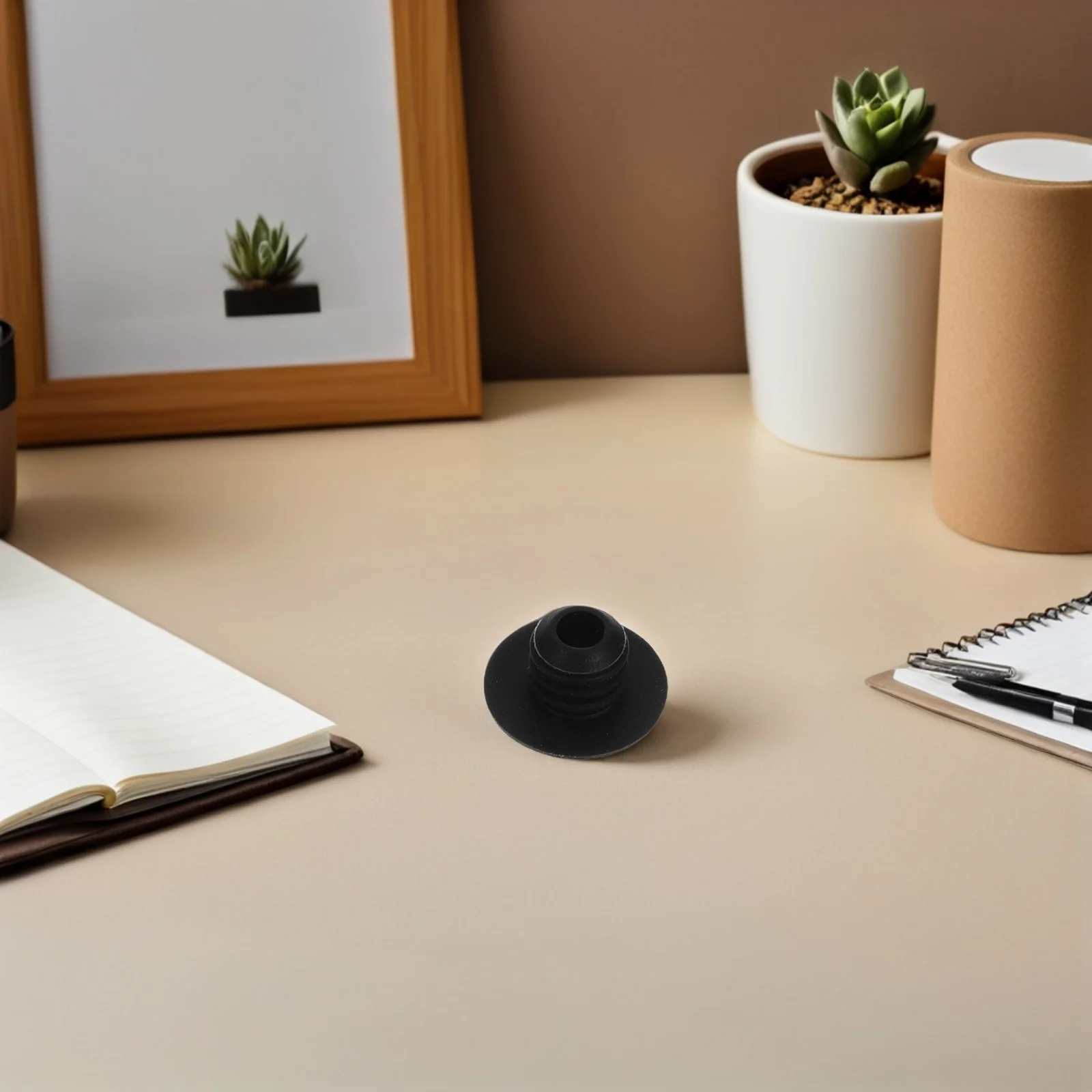 

100Pcs Pegboard Hook Plugs Black 0.67x0.53 Round Threaded Stoppers Anti-Fall Anti-Loose Design Stable Pegboard Hook Locks