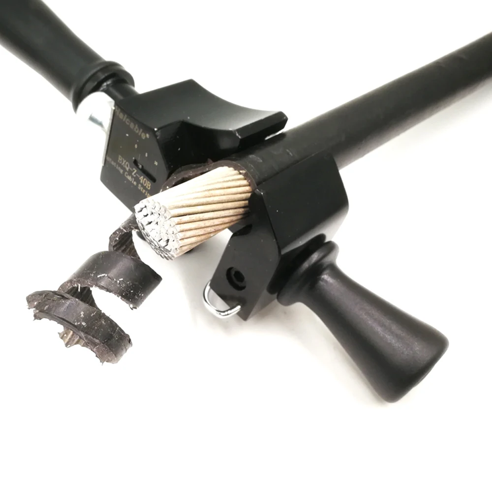 BXQ-Z-40B ポータブル炭素鋼ケーブルストリッピングツール Rg59 Rg62 Rg6 簡単操作ハンドツール ワイヤーストリッピングツール
