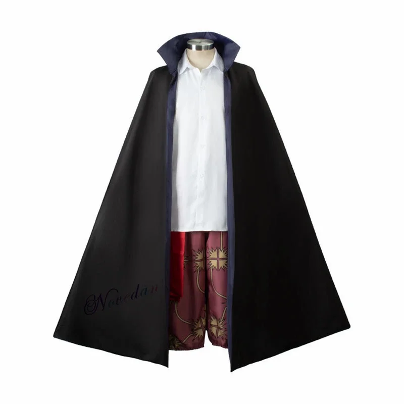 Film Red Anime Cosplay Red Hair Shanks Cosplay Female Women Men Cloak Cape Shorts Pants Wig Full Suit Halloween Costume