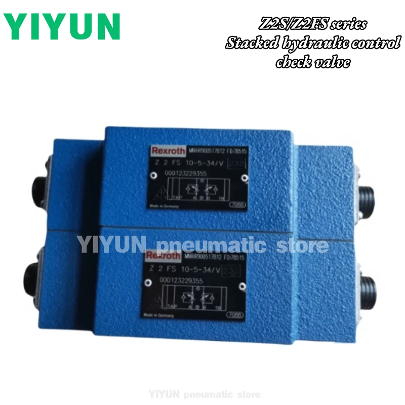 Z2S,Z2FS10,Z2FS6,Z2FS22,-5,2,31,8,1-34,44,3X,64,6X,3X,51,5X/V,2QV,S2,YIYUN,Stacked hydraulic control check valve,Z2S Z2FS series
