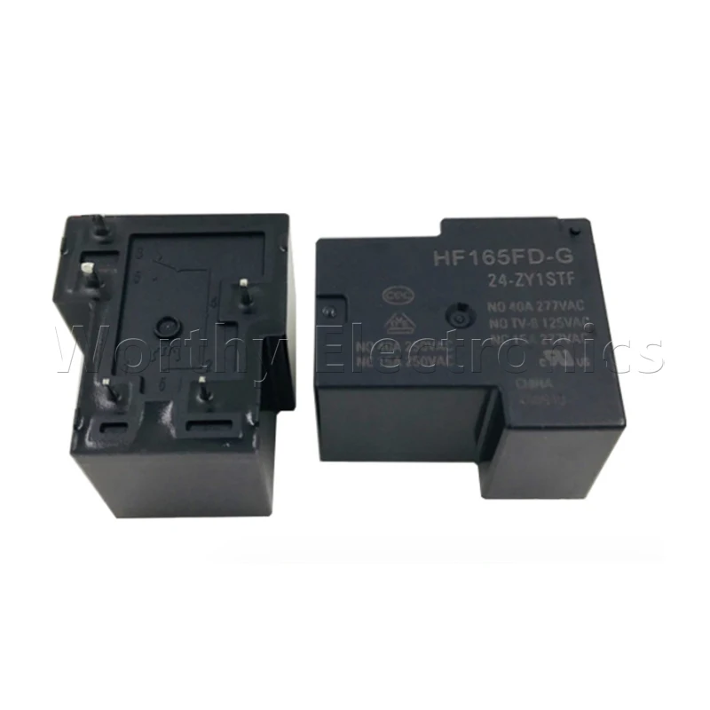 

Free shipping 10pcs/lot relay 24VDC 30A 5PIN HF165FD 24-ZY1STF