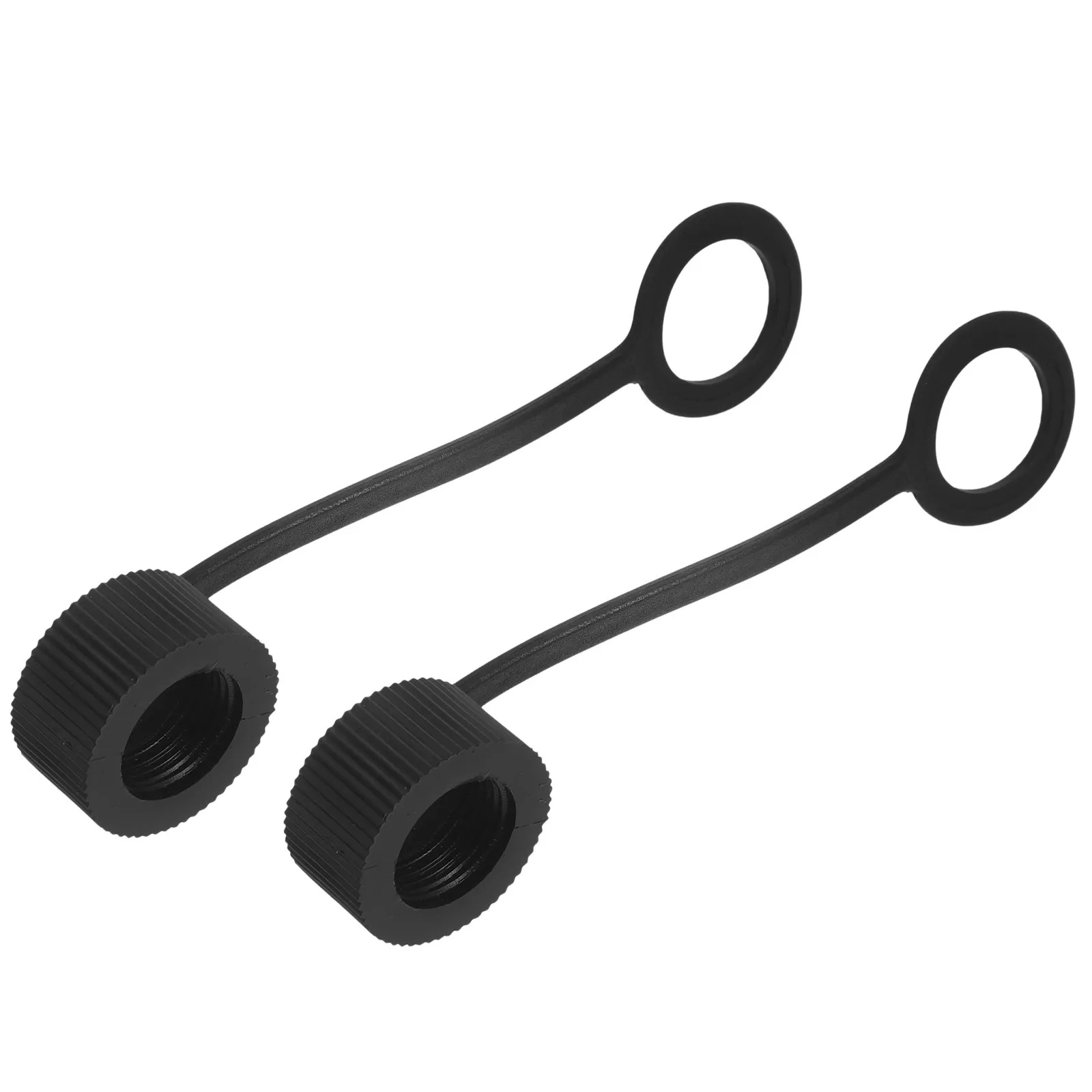 2Pcs Connector Dust Cover Plastic Protective Caps Waterproof Sealing Cover for Electrical Wire Cable Outdoor Indoor