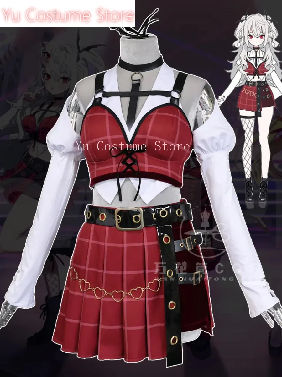 Yu Costume Vtuber Sanya Hit The Song Costume Cosplay Costume Cos Game Anime Party Uniform Hallowen Play Role Clothes Clothing