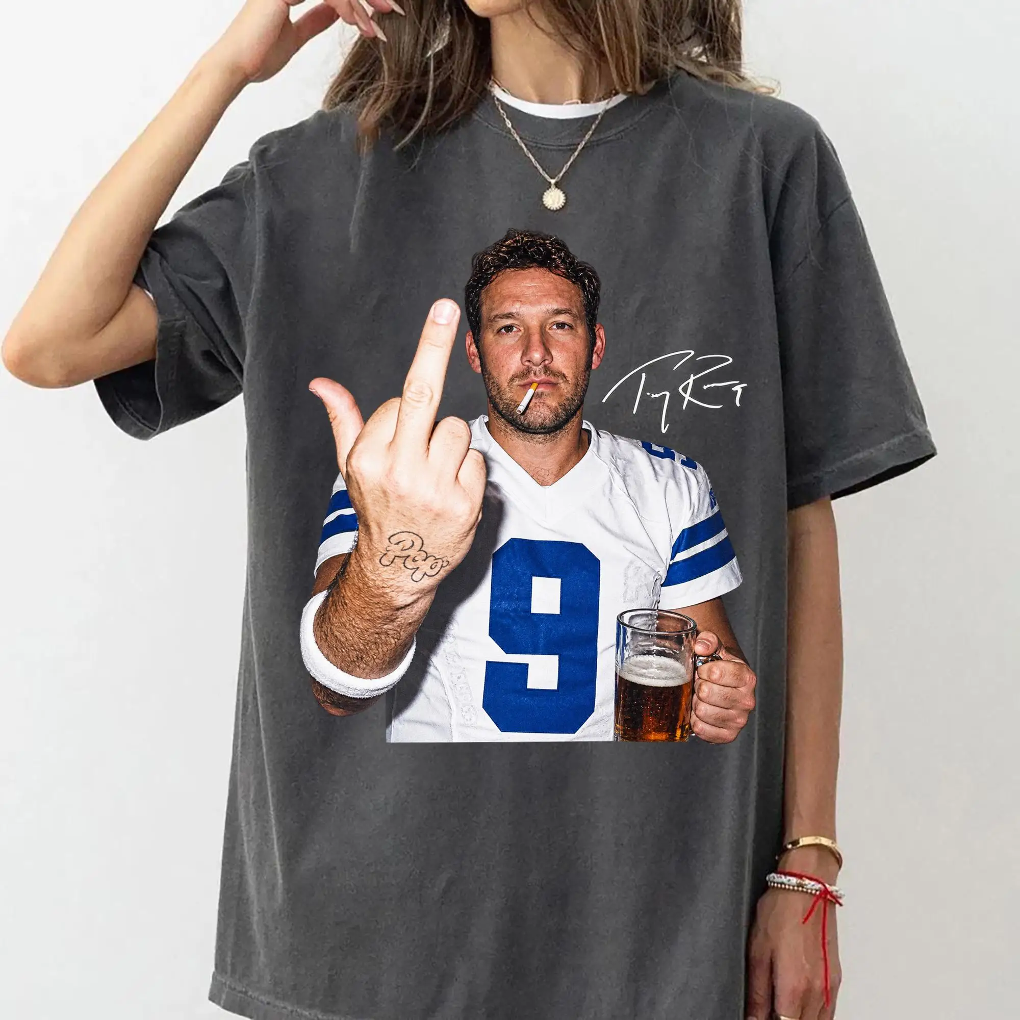 Vintage Funny Football Meme Tee, Tony Romo Football Legend Shirt