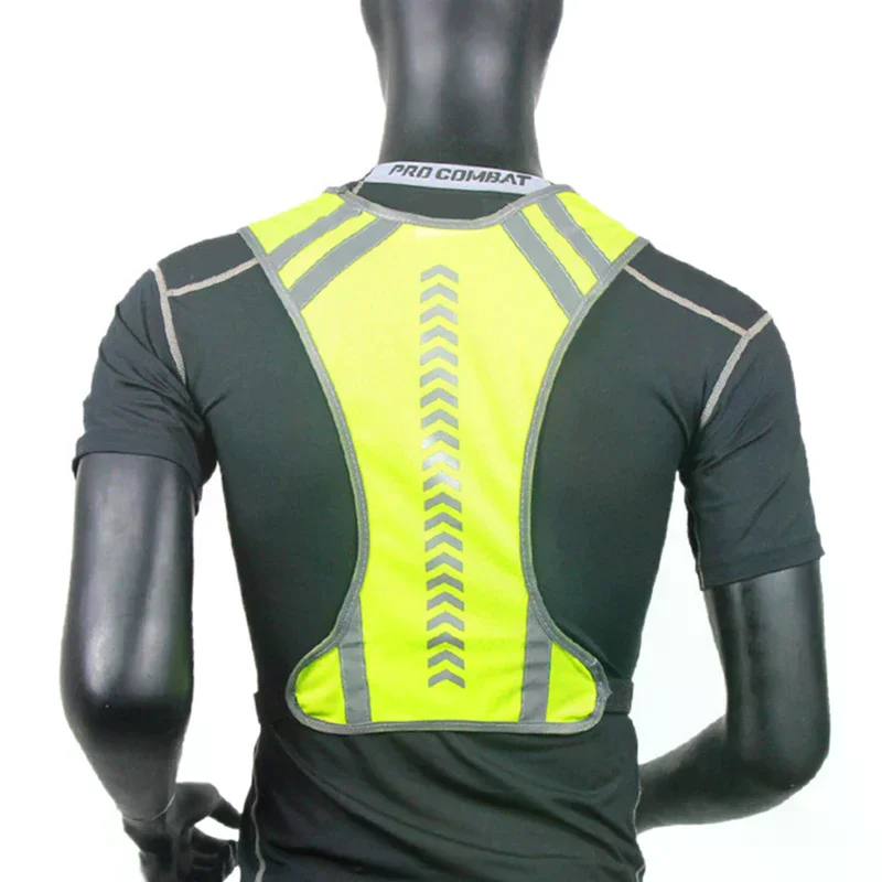 Motorcycle Safety Jacket Visible Reflective Vest Working Clothes Night Security Running Cycling Coat