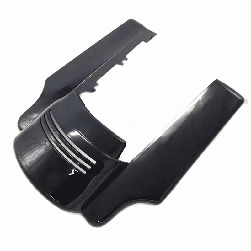 Tat para luz do motor preto 5 "esticado extensão do pára-lama traseiro enchimento harley touring electra street road glide ultra clássico 14-20