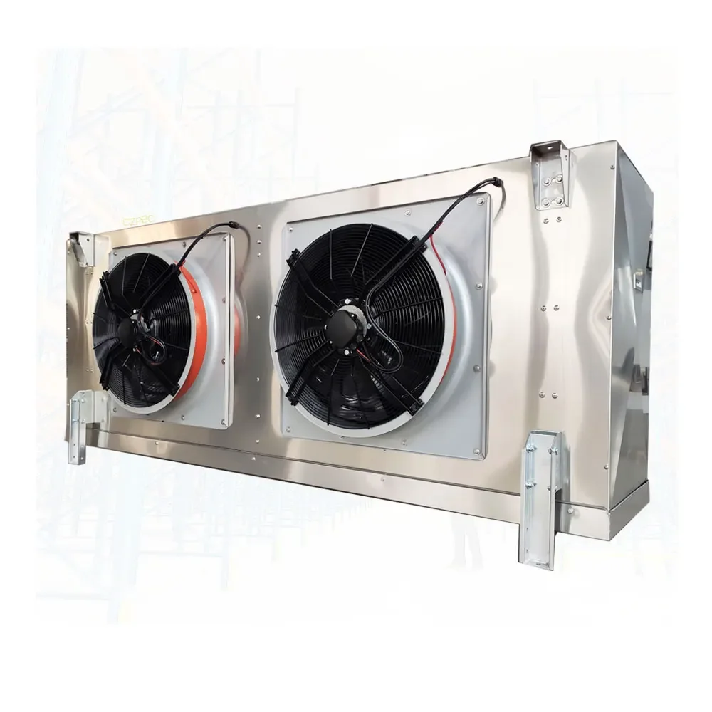 

Factory Price Industrial Evaporative Air Cooler Fan Evaporator Cooling System For Freezer Room