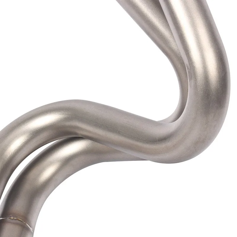 لكاواساكي نينجا 650 Z650 Z650RS 17-25 نظام العادم الكامل أنبوب عادم كاتم الصوت الأسود