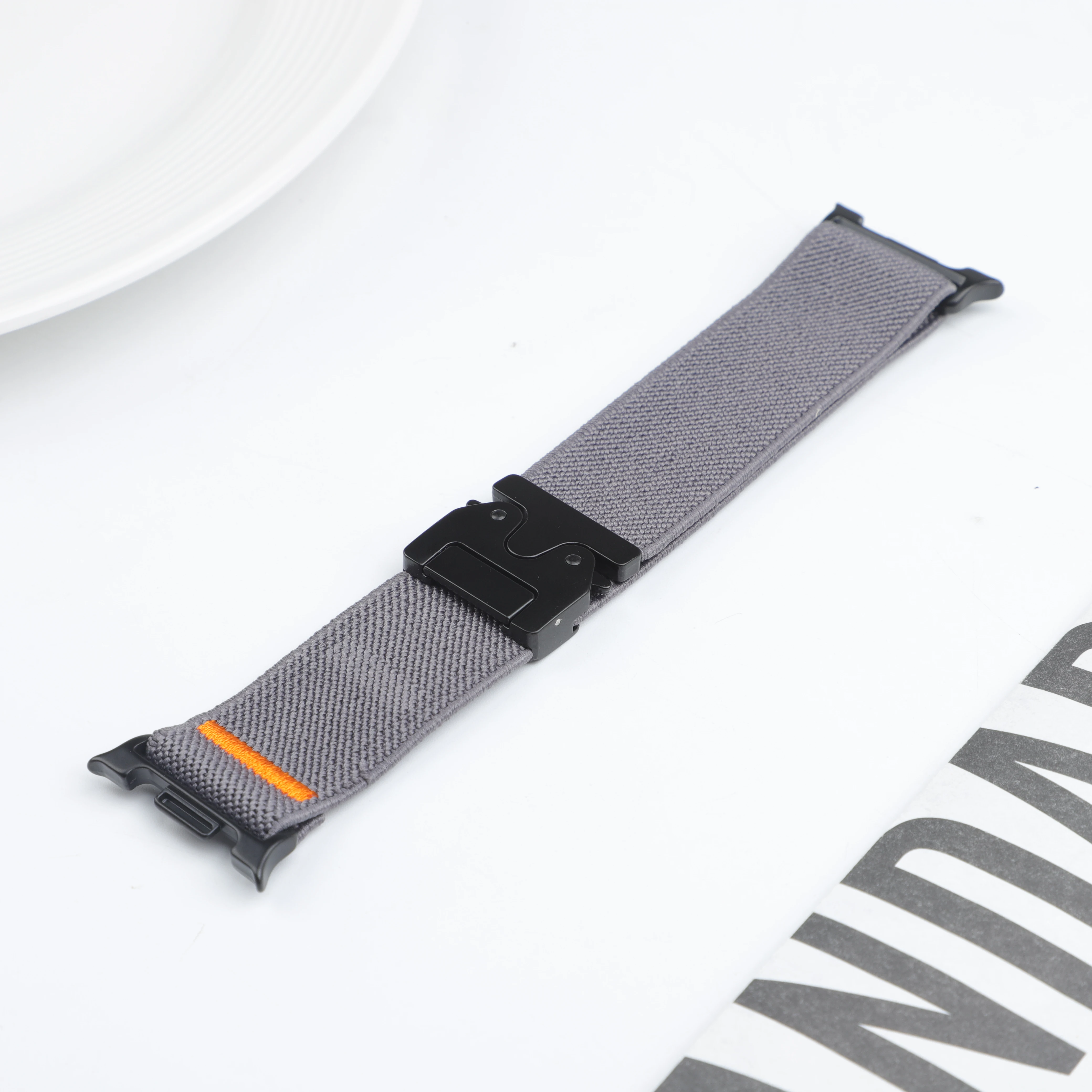 Fallschirmgurt für Samsung Galaxy Watch 8 9 40 mm 44 mm Stretch-Nylon-Armband für Galaxy Watch 8 Classic 46 mm