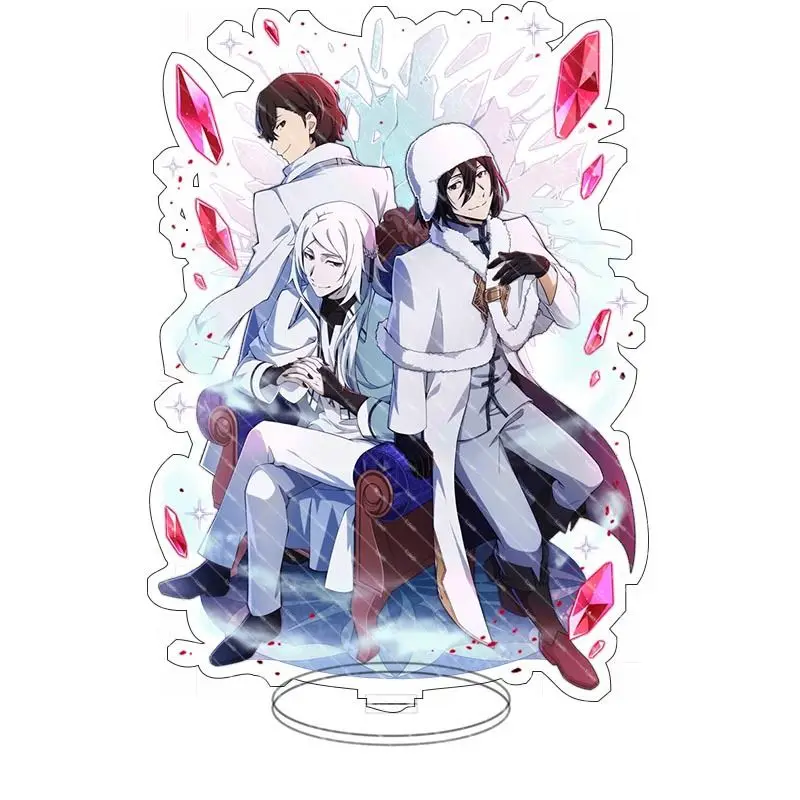 "Bungou Stray Dogs" Itens decorativos acrílicos lados de anime "Dazai Osamu, Nakahara Nakaya, Nakajima Atsushi, Akutagawa Ryunosuke"