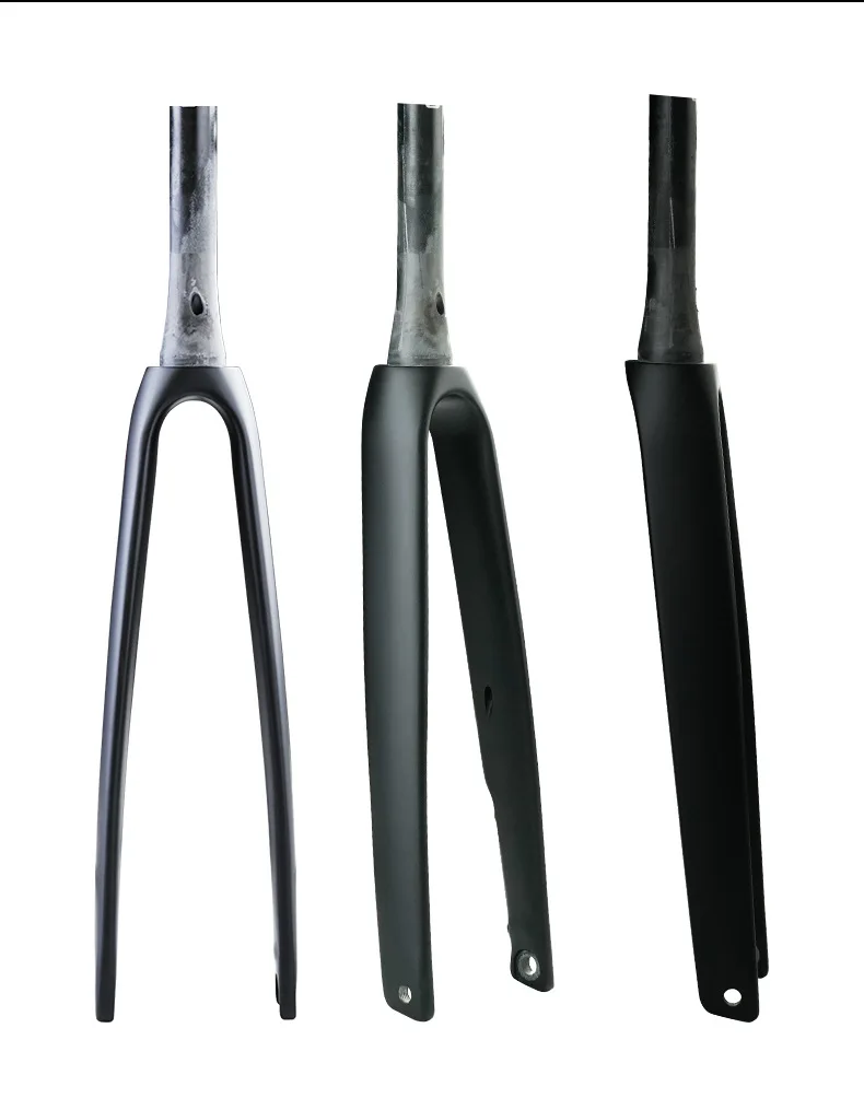 

STLF Carbon Fiber Front Fork Barrel Shaft Road Bike Hard Fork Bicycle Carbon Full Hidden Inner Line Quick Disassembly Fork