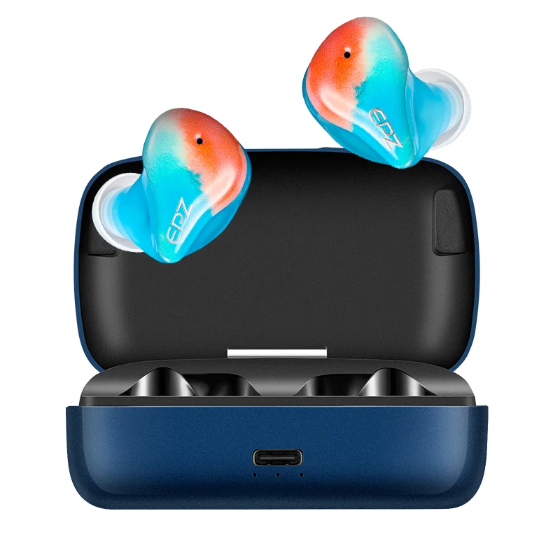 EPZ S350T True Wireless Earphones TWS Bluetooth 5.2 Headphones IPX7 Waterproof Sweatproof Sport Earbuds Touch Control Long Stan image 3