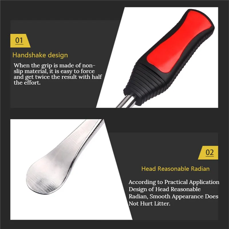 

375Mm Auto Spoon Tire Kit Changing Lever Tools Car Rim Protector Tire Repair Tool Heavy Duty Motorcycle Bike