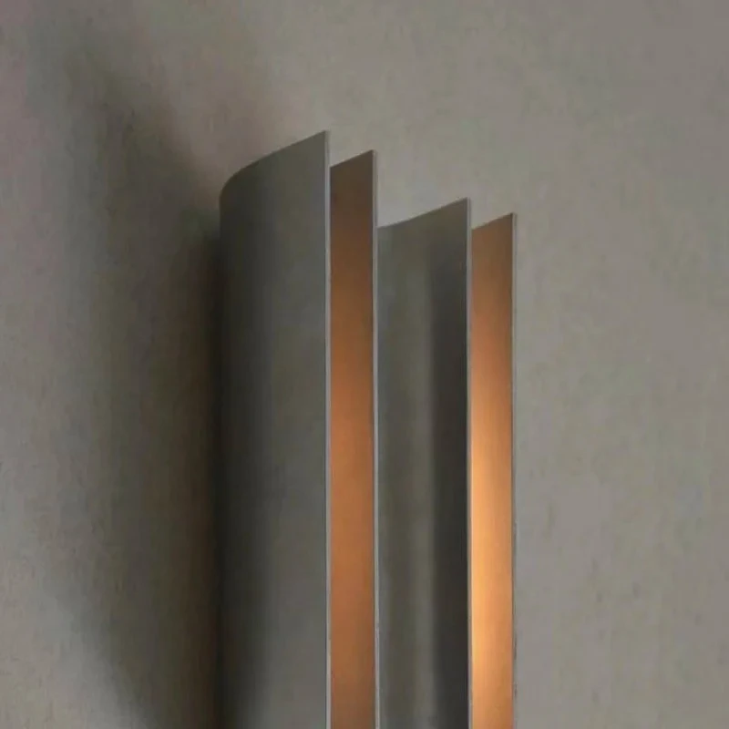 Modern New Model Stainless Steel Wall Lamp LED Bedroom Sofa Study Background Bedside Home Furnishings Decorative Lighting Fixtur
