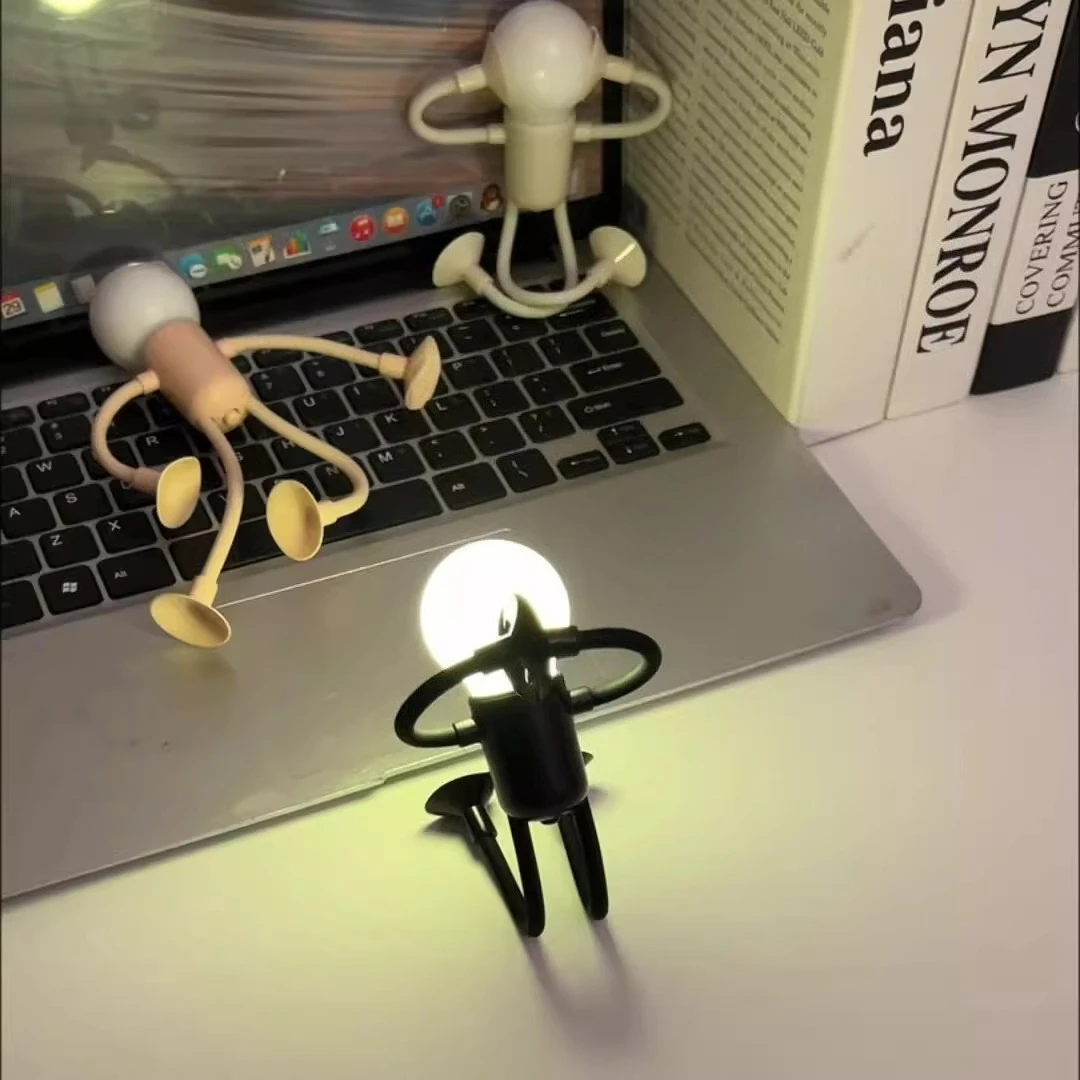 

Changeable Shape Funny Sportsman Night Light DIY Bedroom Bathroom Hallway Kitchen Decorations Birthday Gift