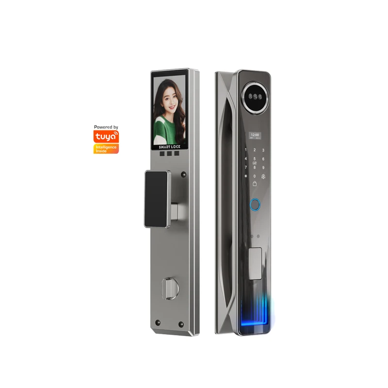 Tuya APP Smart Lock Real Time Video Call 3D Face Recognition Fingerprint Digital Locks