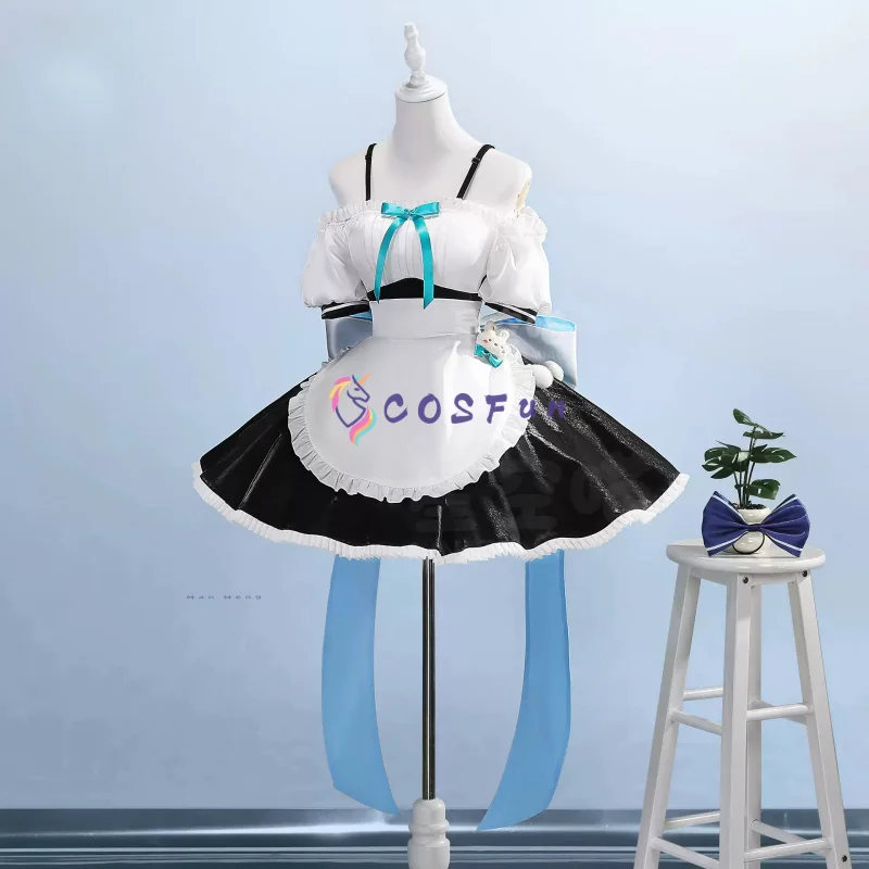 

Игра Azur Lane USS Laffey Косплей Костюм Аниме Ролевая игра Платье горничной Хэллоуин Карнавальная форма COSFun