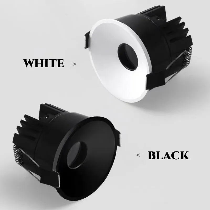 Mini ceiling light LED Spot Downlights 5W 7W 10W 12W 15W Embedded COB LED Recessed Spot Dimmable LED for Home Cabinet Showbox