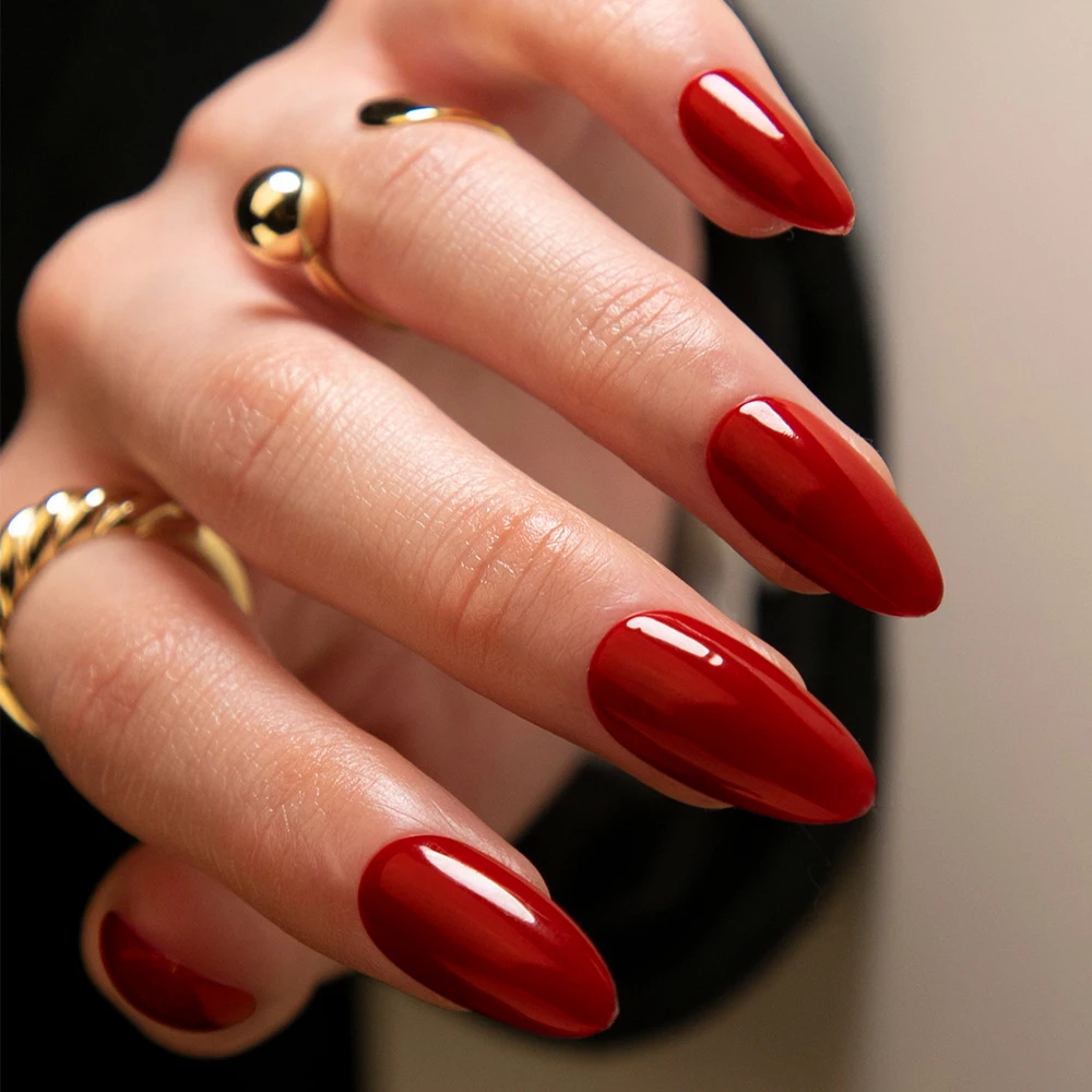 24개입 화이트 숏 스퀘어 헤드 가짜 손톱 여름용 네일 팁 순색 심플 프렌치 팁 착용 가능한 풀커버 프레스온 네일