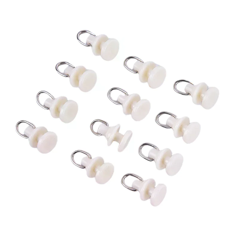 20pcs Curtain Track Glider Rail Curtain Hook Rollers Curtain Tracks Accessories