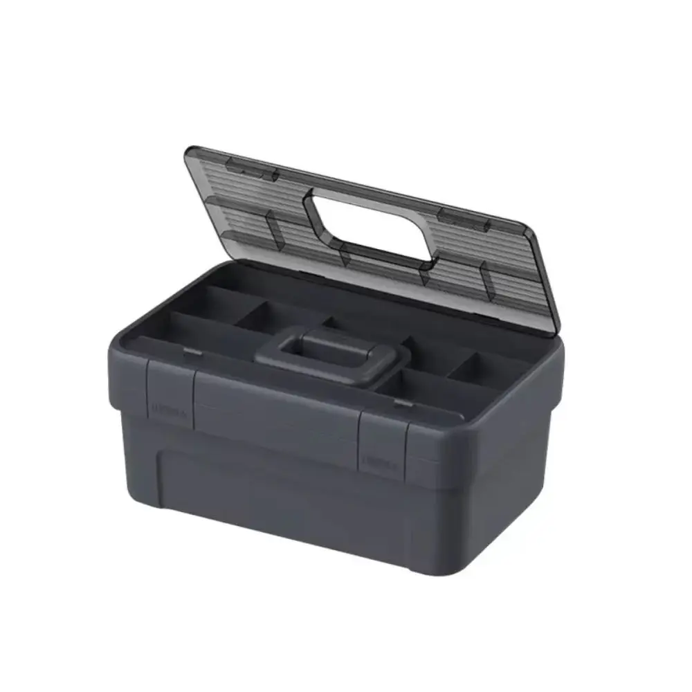 Multi-Functional 17inch Tool Storage Box Large Capacity Heavy Duty Household Tool Case Waterproof Thickened Tool Organizer Car