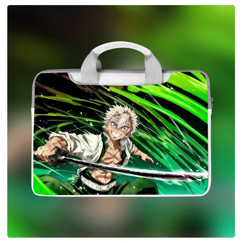 

Сумка для ноутбука Demon Slayer Kimetsu No Yaiba, 12-16 дюймов, с принтом Шинобу, Гию, Зеницу, Иносуке, водонепроницаемая сумка через плечо, сумка-портфель
