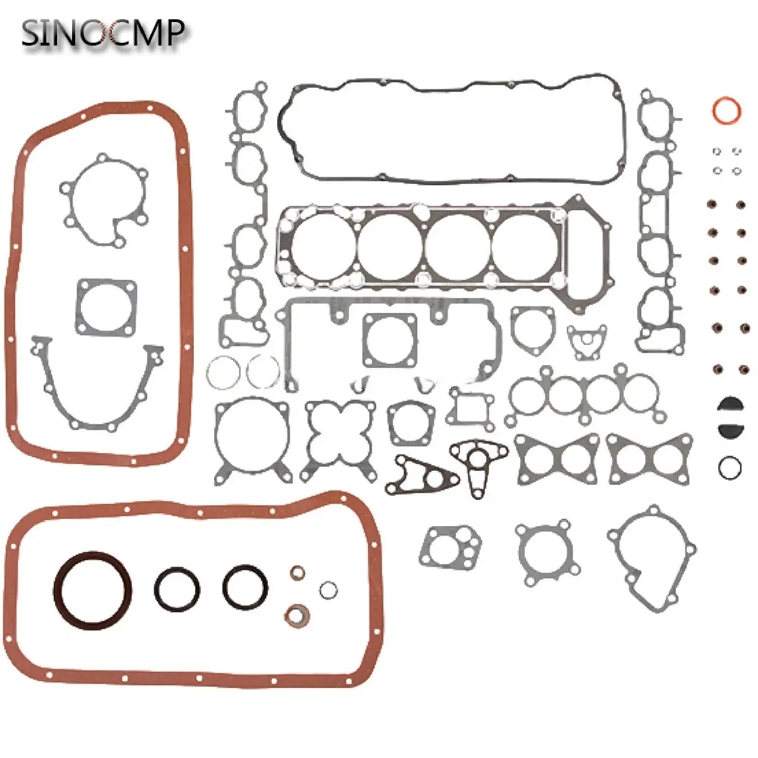 Engine Overhaul Gasket Seals Kit HS9646PT-1 CS9646 For 1990-1997 Nissan D21 Pickup 2.4L SOHC KA24E Engine Rebuilding Kits