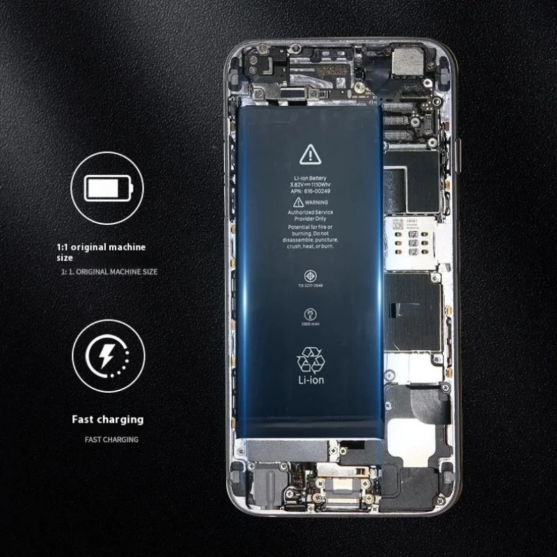 100% New High-Quality Battery for iPhone XS XR XSMAX Lithium Polymer Replacement Bateria for Apple iPhone X Battery Compatible