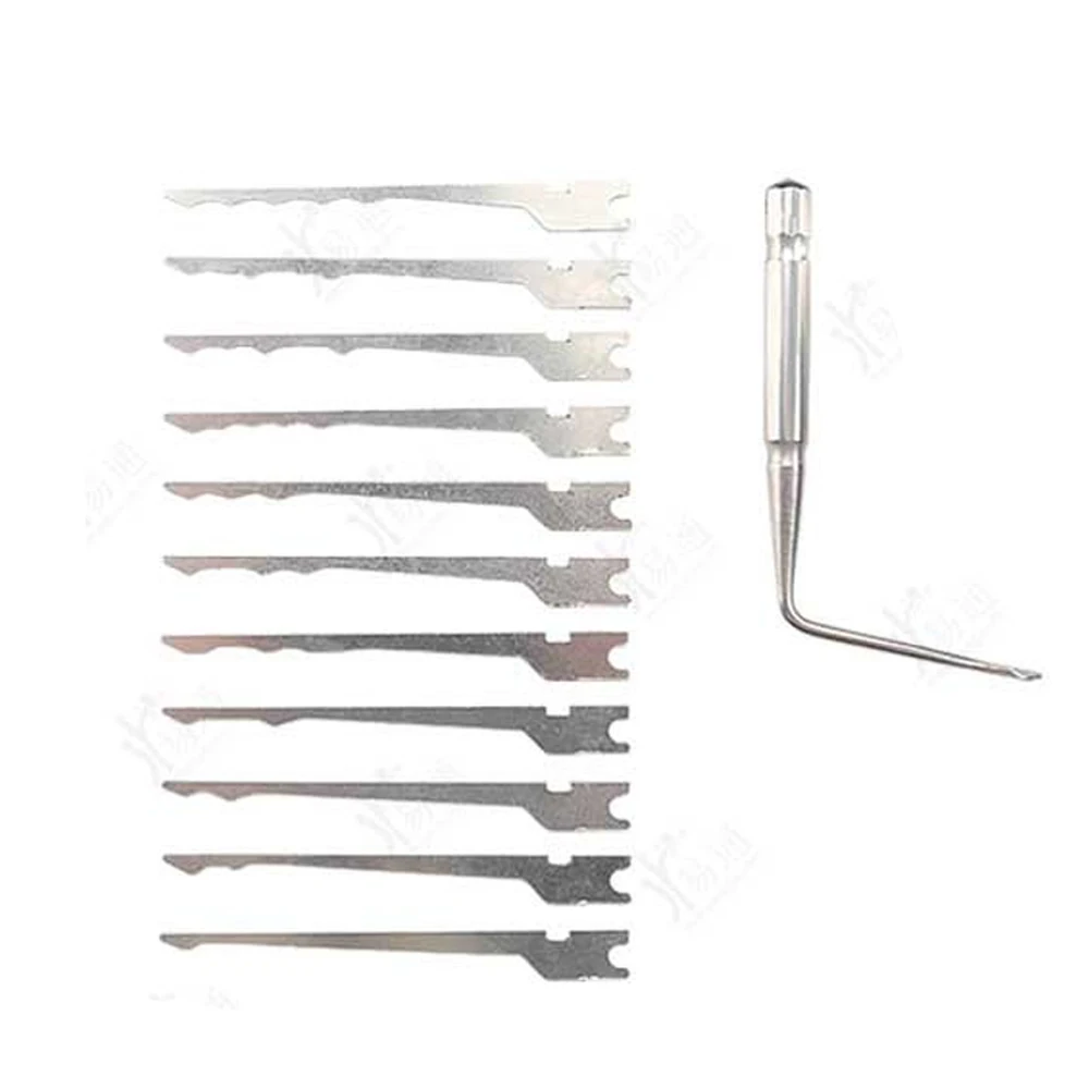 12pcs Accessories for Extreme storm-electric brush hook locksmith tool,not include the tool!!!