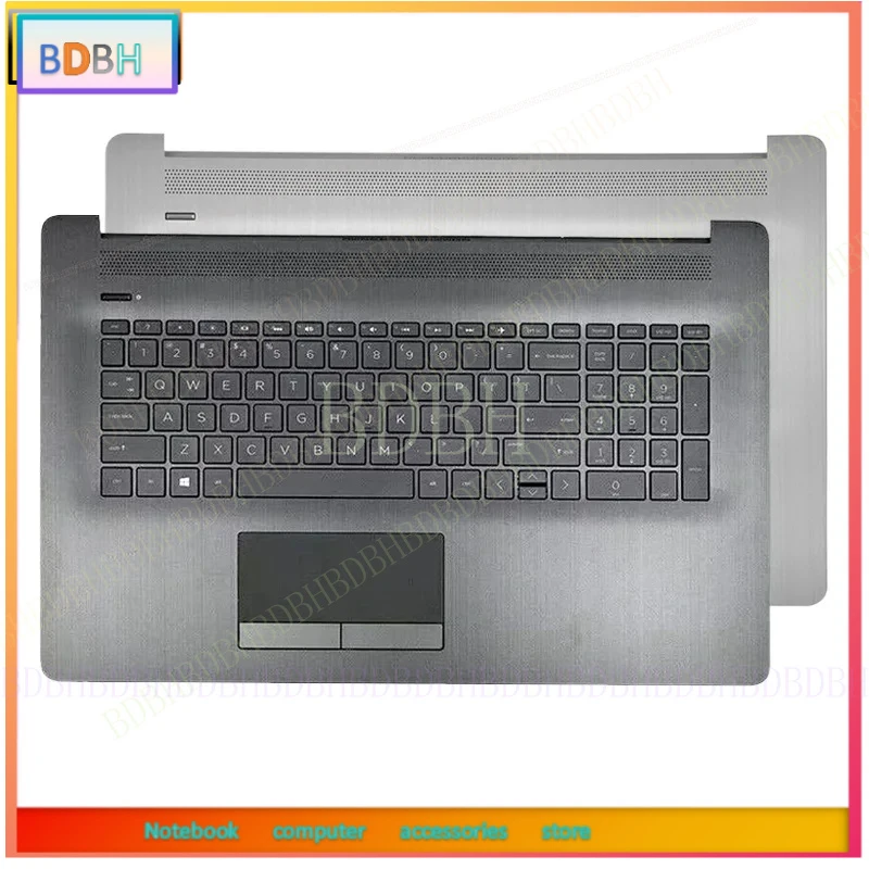 Original New Laptop US Keyboard For HP 17-BY 17-CA 17Z 17Q-CS 470 G7 TPN-I133 Notebook PC Palrmest TOP Case Backlight Keyboard