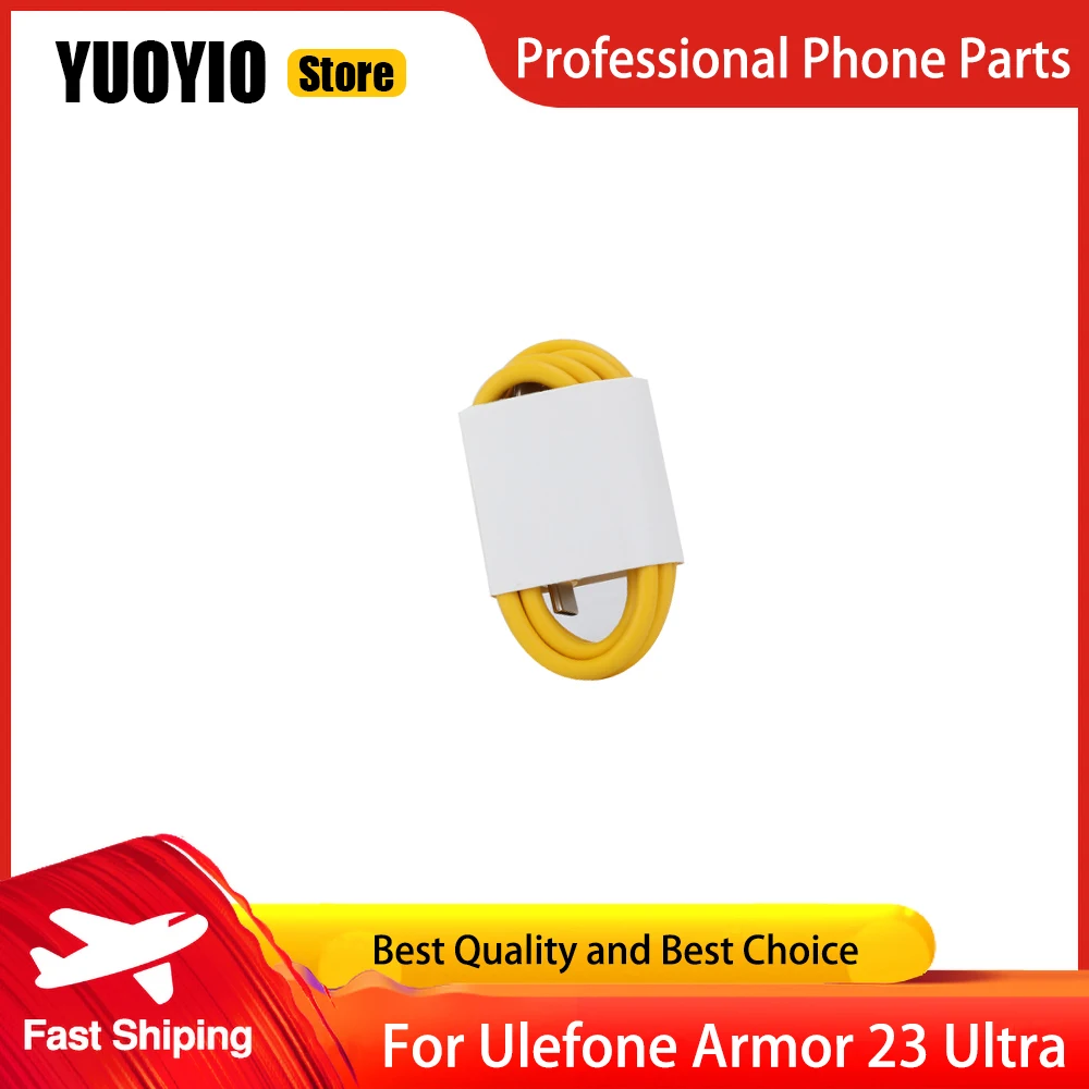 100% Original Power Adapter Charger Ulefone Armor 23 Ultra Phone Charger Official Quick Charging Adapter + USB Cable Data Line - náhled 3