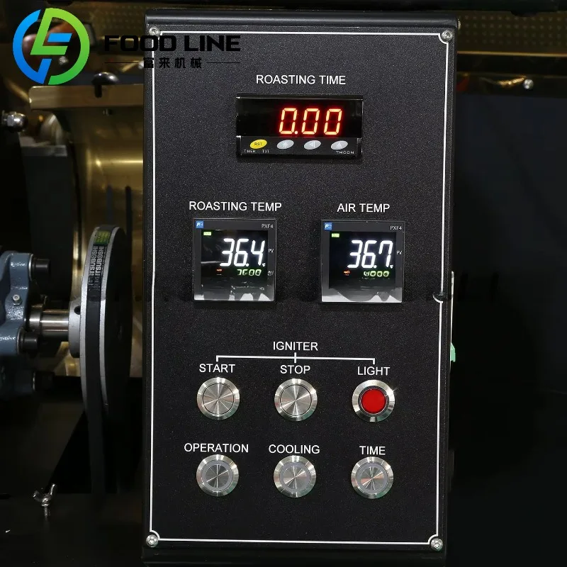 Commercial Coffee Roaster Coffee Bean Roasting Machine Drum Coffee Roaster Stainless Steel Automatic Roasting for Factory OME