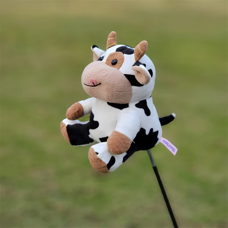 

Кукла корова Клубный чехол на голову, плюшевая игрушка, чехол для водителя, деревянный головной убор Fariway, 3-х деревянный гибридный чехол с лезвием, чехлы на голову