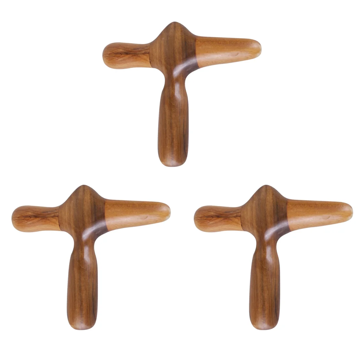 3X Foot Massage Wooden Stick Tool on Hand, Foot and Face Full Body Massage Tool Wooden Stick Relaxing Massage Tool