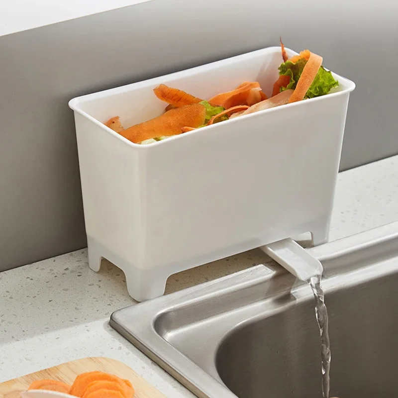 

Kitchen Sink Strainer Kitchen Accessories Drain Fruit Vegetable Drainer Sponge Rack Food Residue Box Soup Filter Garbage