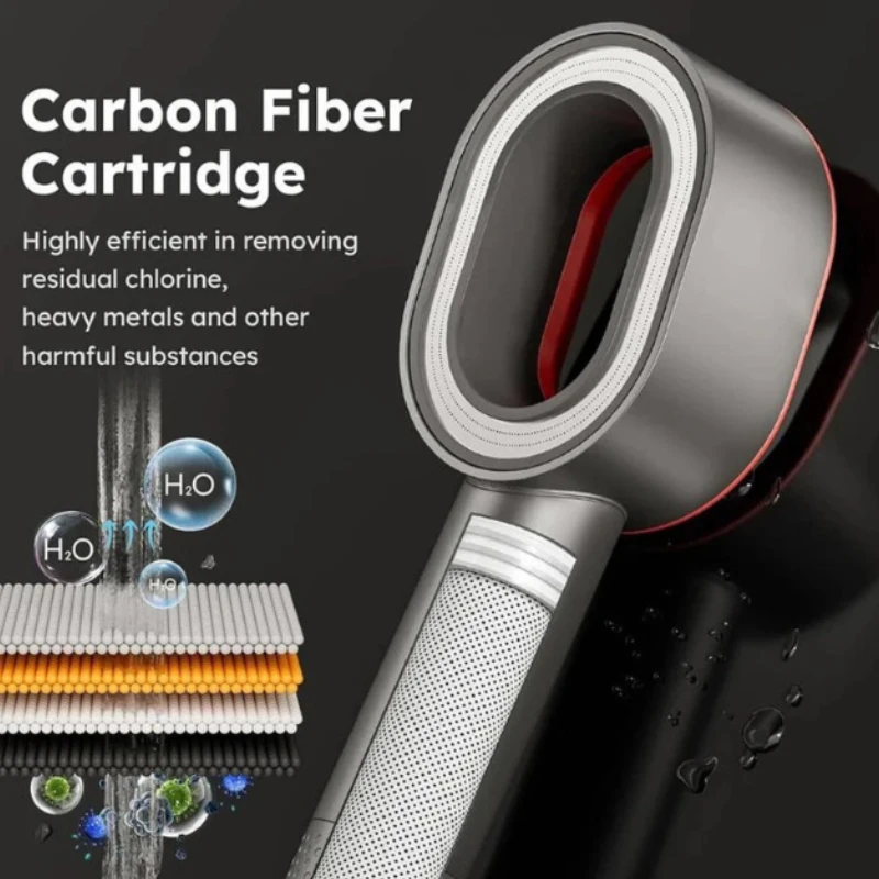 

Bathroom PP filtration booster handheld showerhead purification chlorine removal showerhead shower aromatherapy showerhead