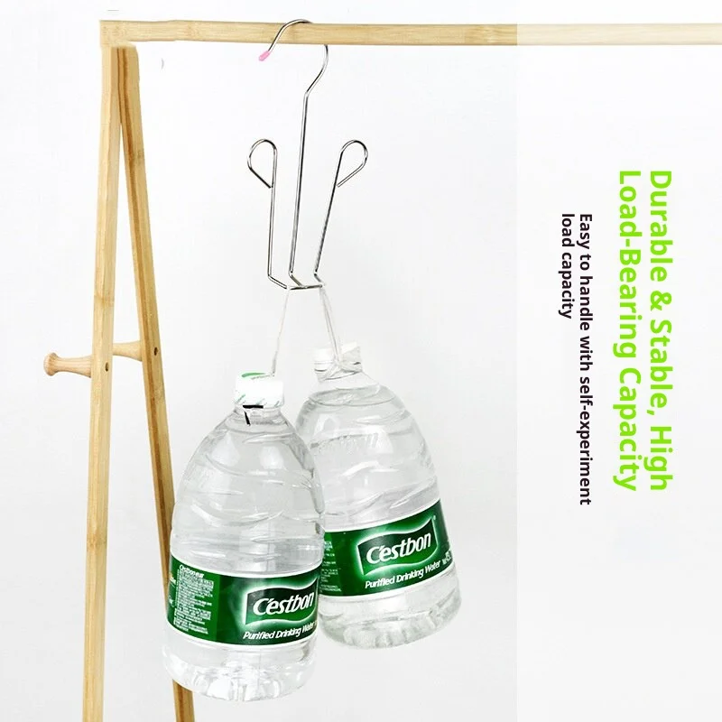 Stainless Steel Hanging Shoe Drying Hook Waterproof Space Saving Stackable Shoe Organizer for Home Balcony Closet