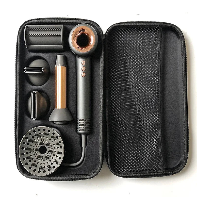 Pengering Rambut Kecepatan Tinggi 2025 Laris Manis 130000 RPM Pengering Rambut Super Salon 5 Nozzle Penata Rambut Dengan Tas Penyimpanan