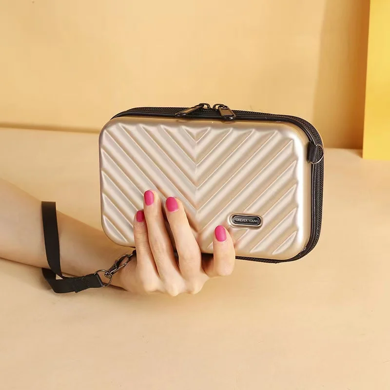 Luxury Hand Bags for Women 2022 New Suitcase Shape Totes Women Famous Brand Clutch Bag Mini Box Bag Fashion Mini Luggage Bag