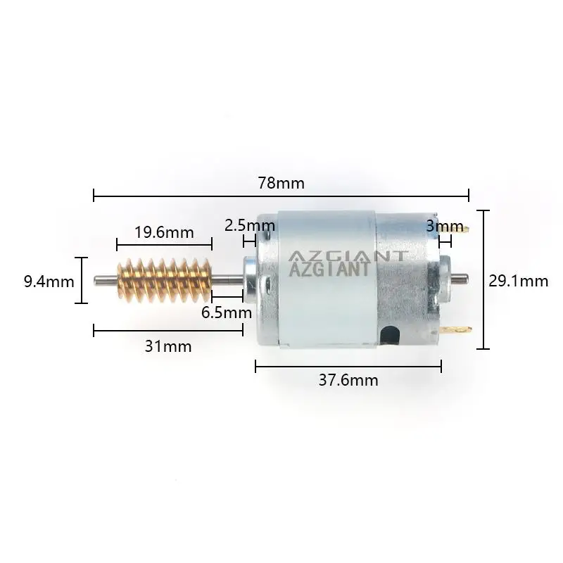 Azgiant Auto Achterklep Slot Actuator Motor RS-380PH-26110 12V Nieuw Voor Land Rover Range Rover L405 Sport L494 Auto-Onderdelen