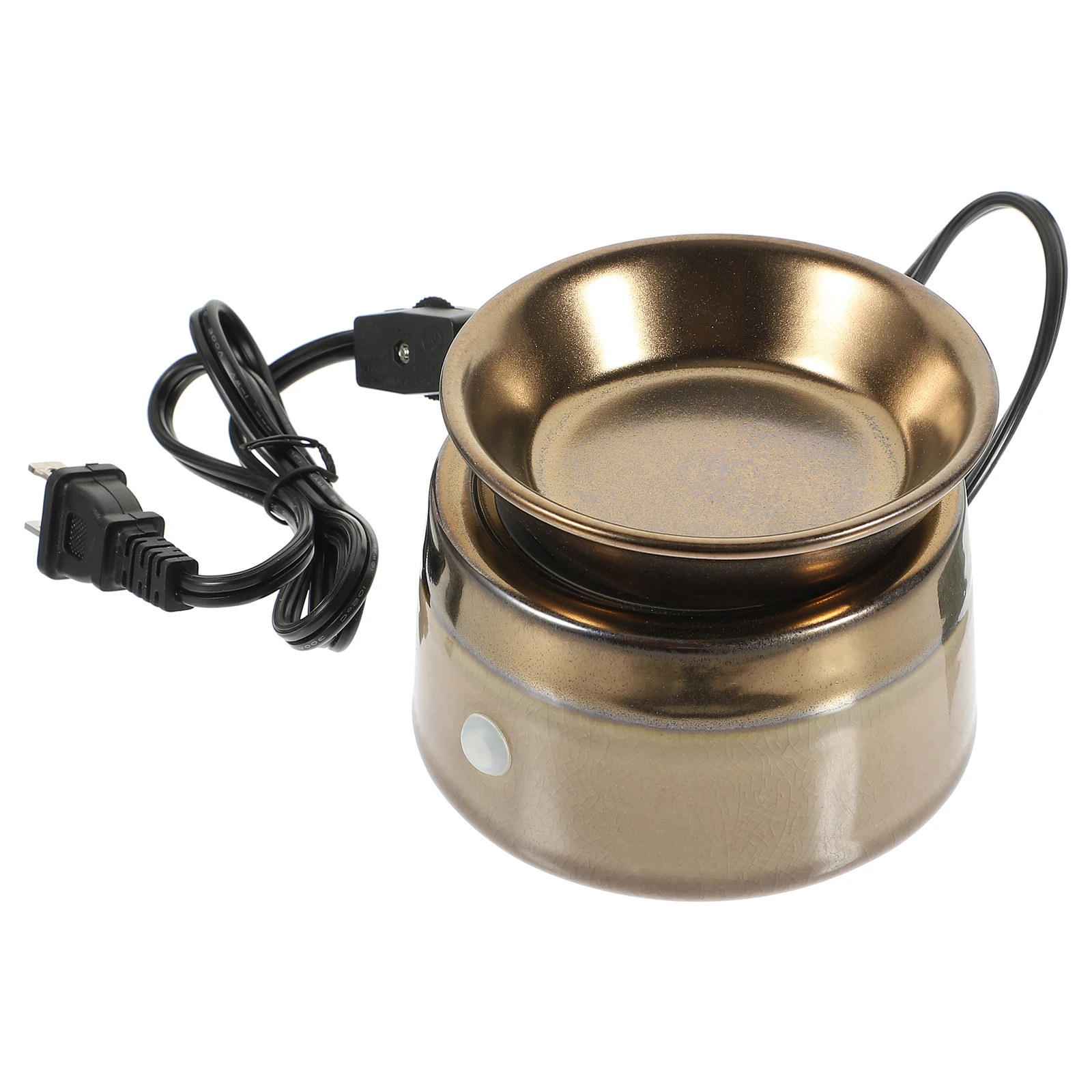 

Ceramic Aromatherapy Diffuser Wax Melting Machine Small Desk Heater Warm Plate Home Use Incense Burner Essential Oil